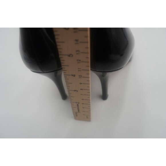 Kate Spade NY Formal Classic Office Glossy Black Patent Leather Round Pumps 10M - Picture 8 of 10